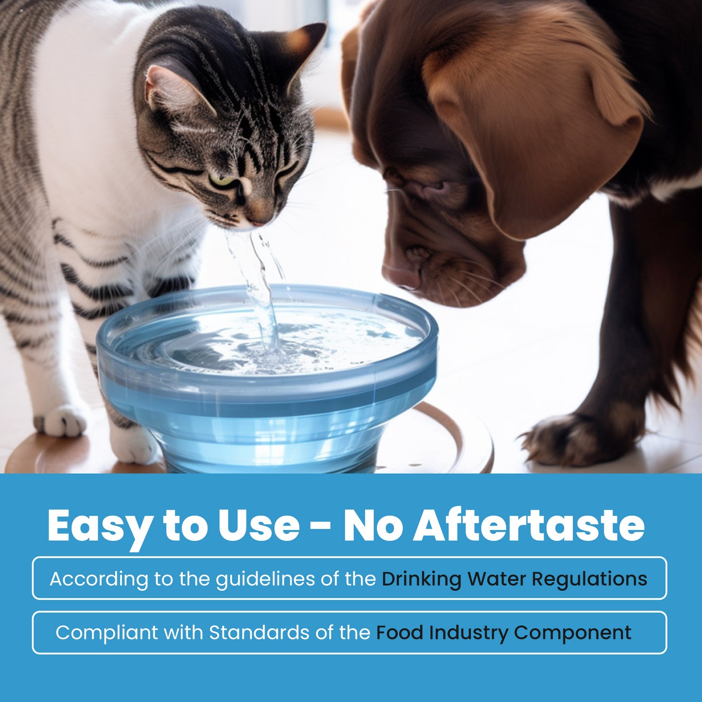 Water Purifying Drops for Pets (4oz Glass Set)