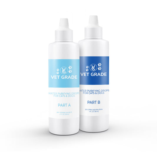 Water Purifying Drops for Pets (4oz Plastic Set)